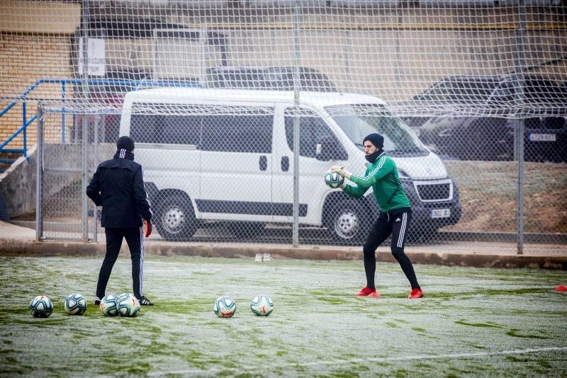 Entrenamiento del 13 de enero del Real Zaragoza