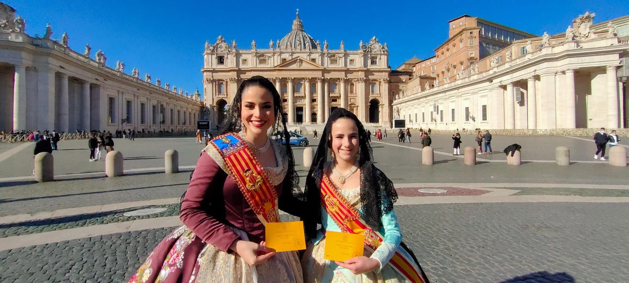 Carmen  y Nerea estaban exultantes al acabar la audiencia