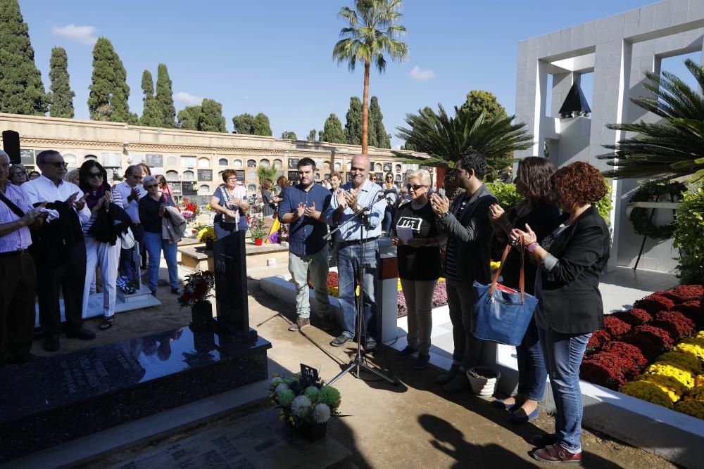 Homenaje a los represaliados del franquismo en Paterna.