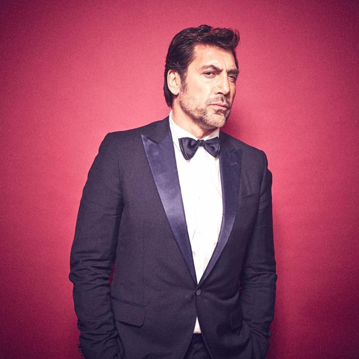 Javier Bardem en el backstage de los Premios Goya 2016