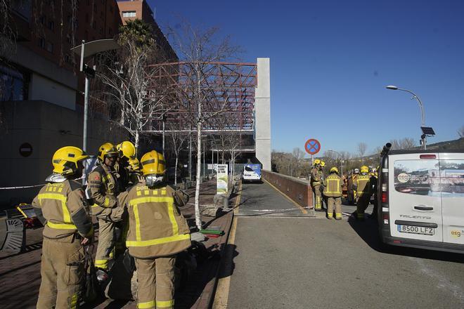 Desallotgen part de l'hospital Trueta per una fuita de gas a l'exterior