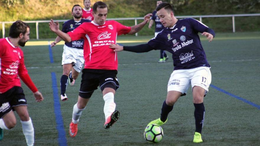 Juanín, en un partido en San Martiño.