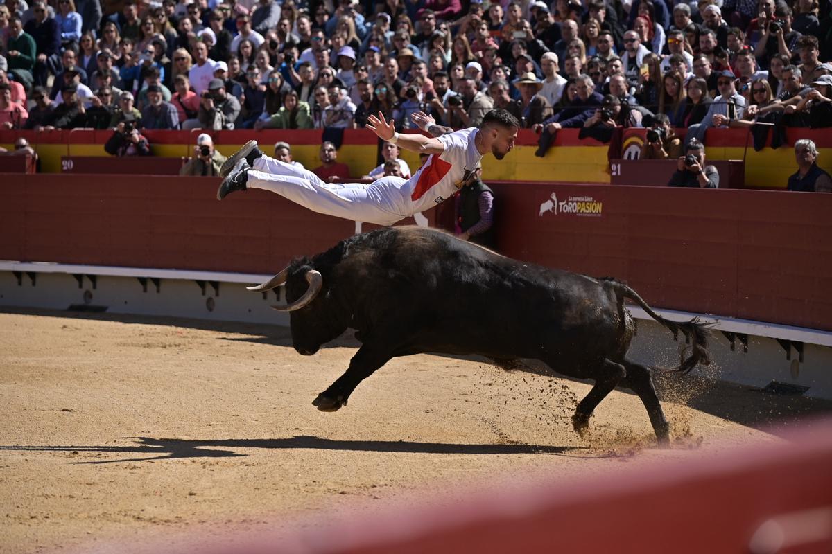 Una de los lances de la jornada que pone los pelos de punta.