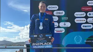Ángela Martínez, subcampeona del Circuito Mundial de Natación en Aguas Abiertas