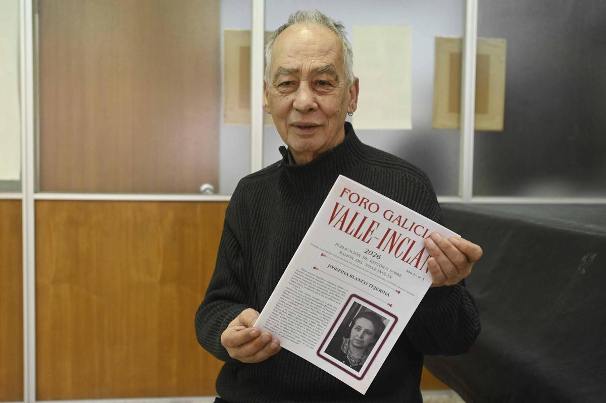 El profesor e investigador Joaquín del Valle-Inclán Alsina, nieto de Ramón María del Valle-Inclán y Josefina Blanco.