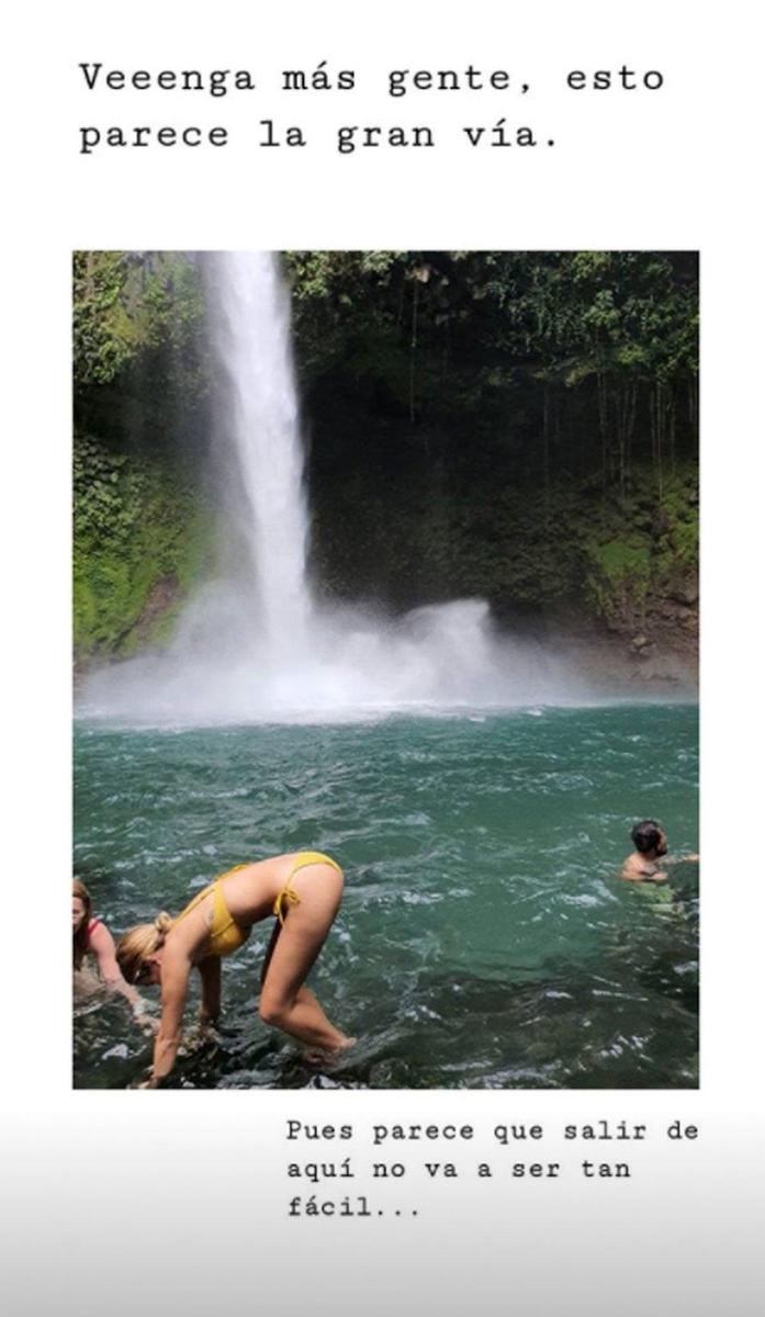 Se rinde pero no puede salir del agua