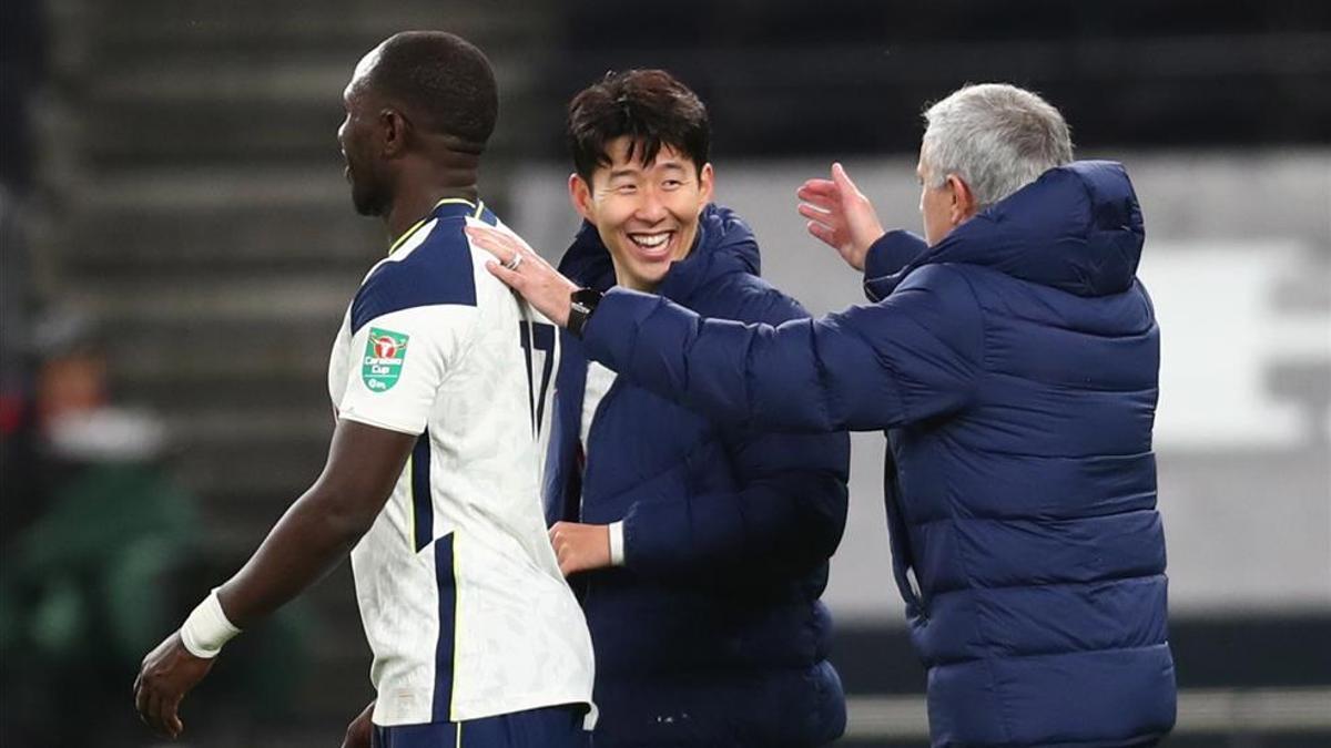 Moussa Sissoko fue el primer goleador de la semifinal ante el Brentford (2-0)