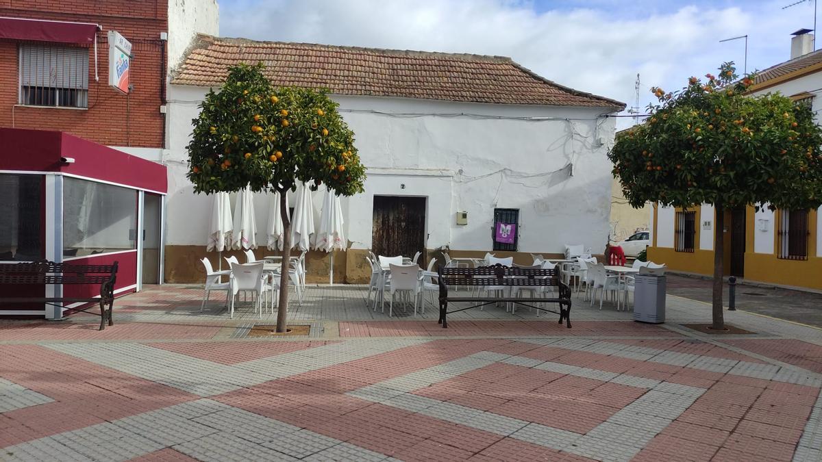 Casa sobre la que se levantará el nuevo edificio municipal de Fuente Carreteros.