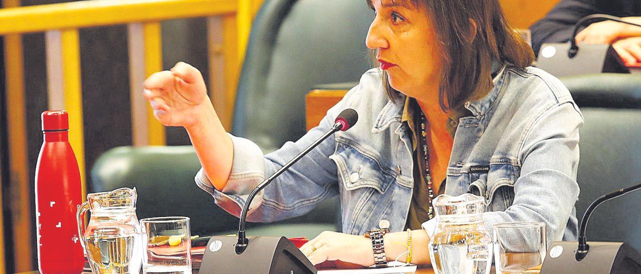 La portavoz del PSOE en el Ayuntamiento de Zaragoza, Lola Ranera, descarta dar el paso sin el respaldo del partido.