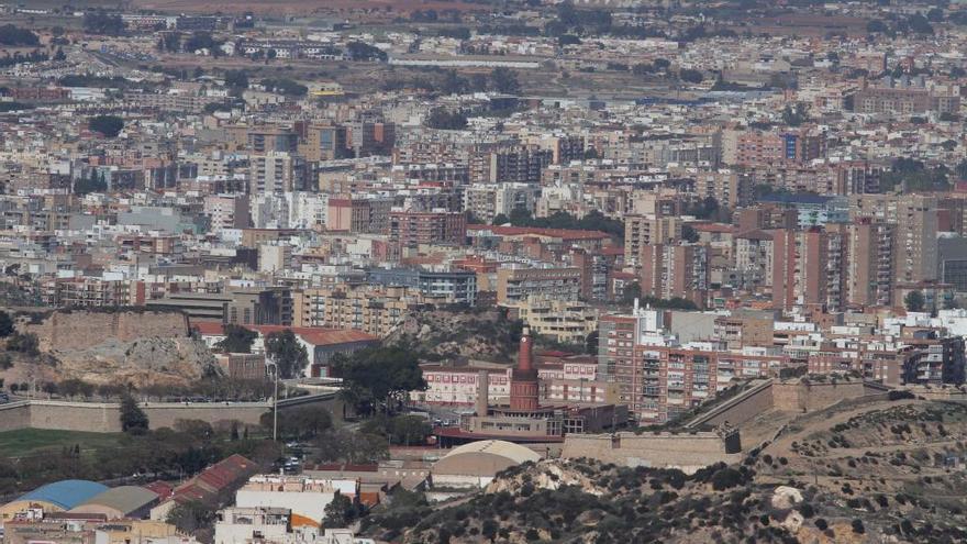 Imagen aérea de Cartagena.