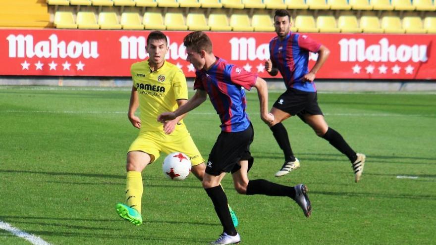 Imagen del partido disputado por el Eldense en Villarreal