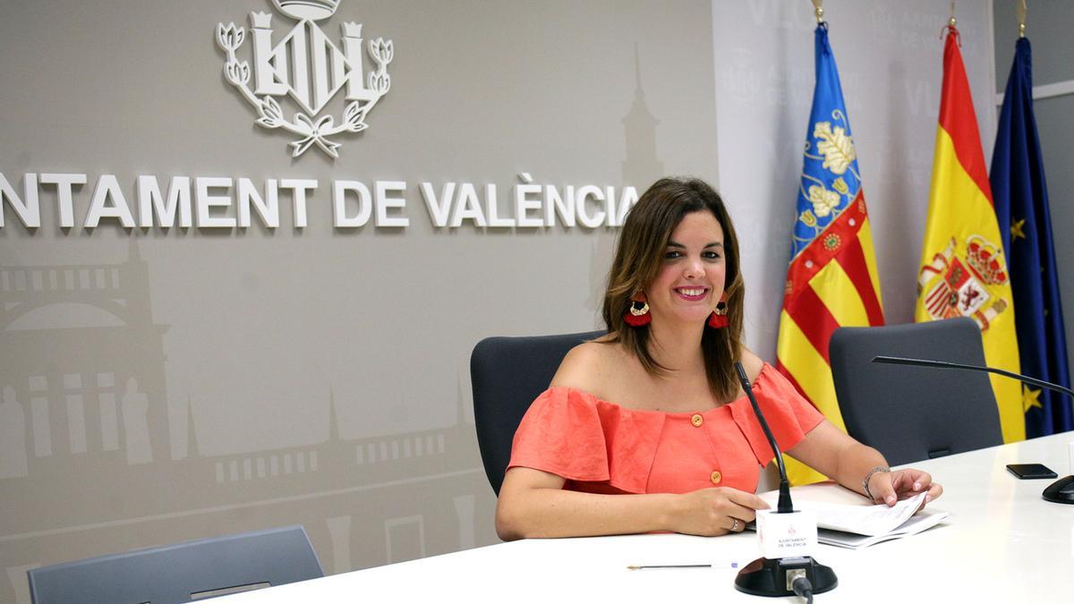 Sandra Gómez, portaveu socialista a València