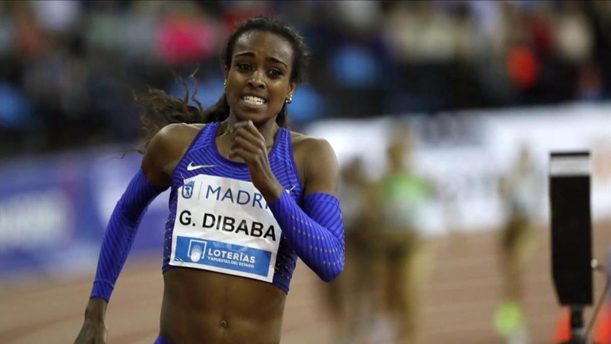 Dibaba fue la gran estrella en Sabadell