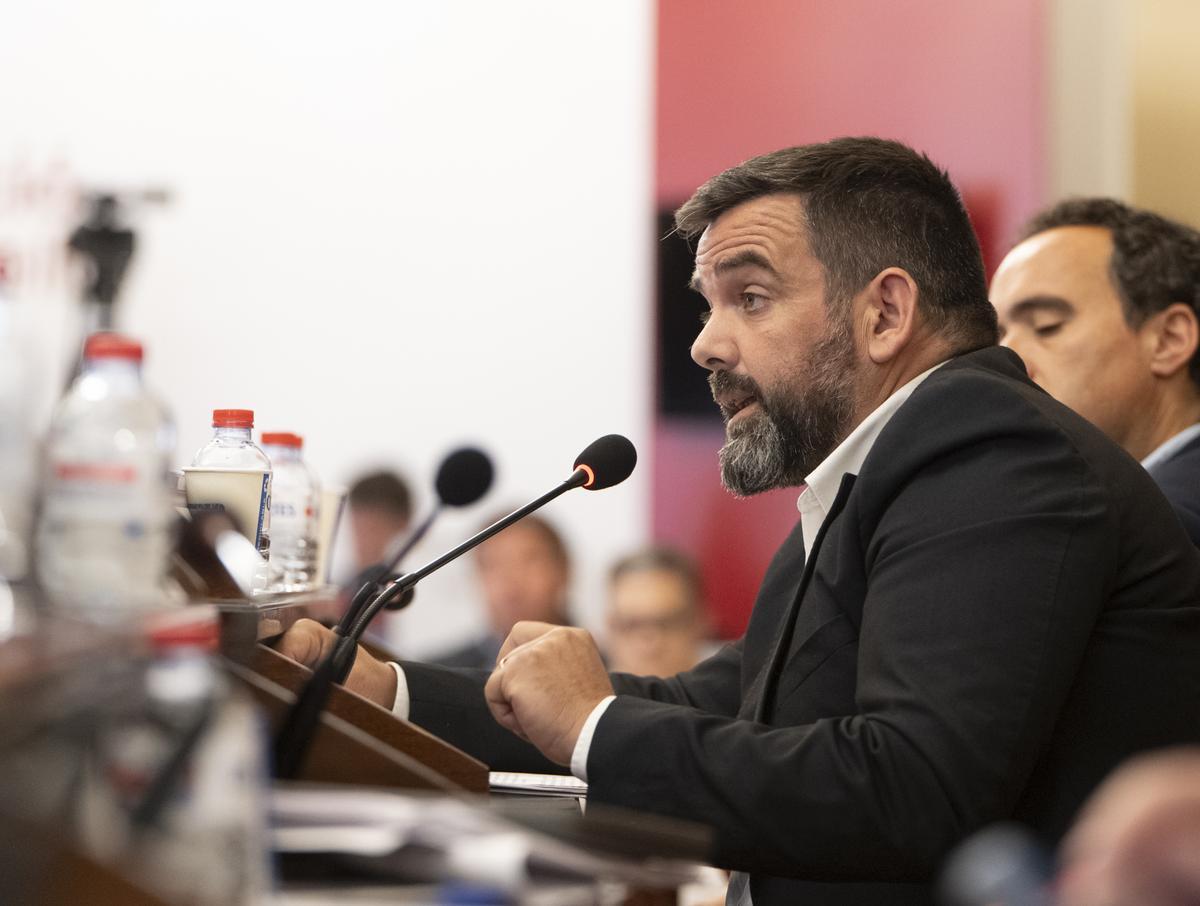 El diputado David Vicente
