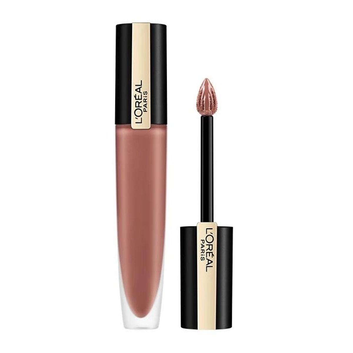 Rouge Signature Labial Líquido Metallics (201 Stupefy), de L'Oréal Paris