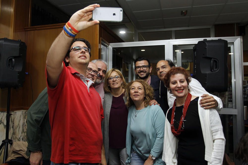 Cena de apoyo a Carmen Contelles en Sedaví