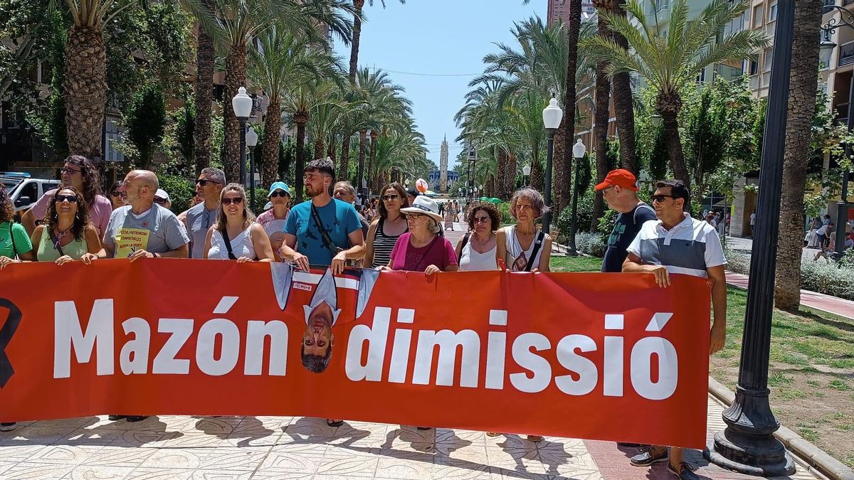 Protesta "Mazón dimissió"