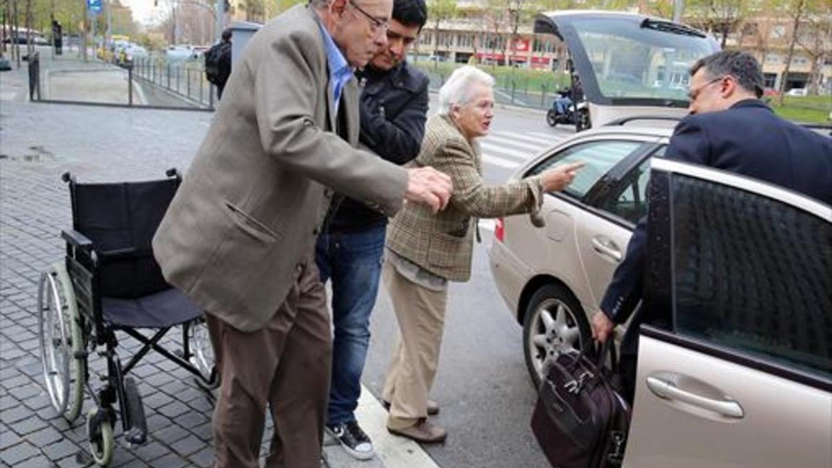 Fèlix Millet, el lunes, en la Ciutat de la Justícia.