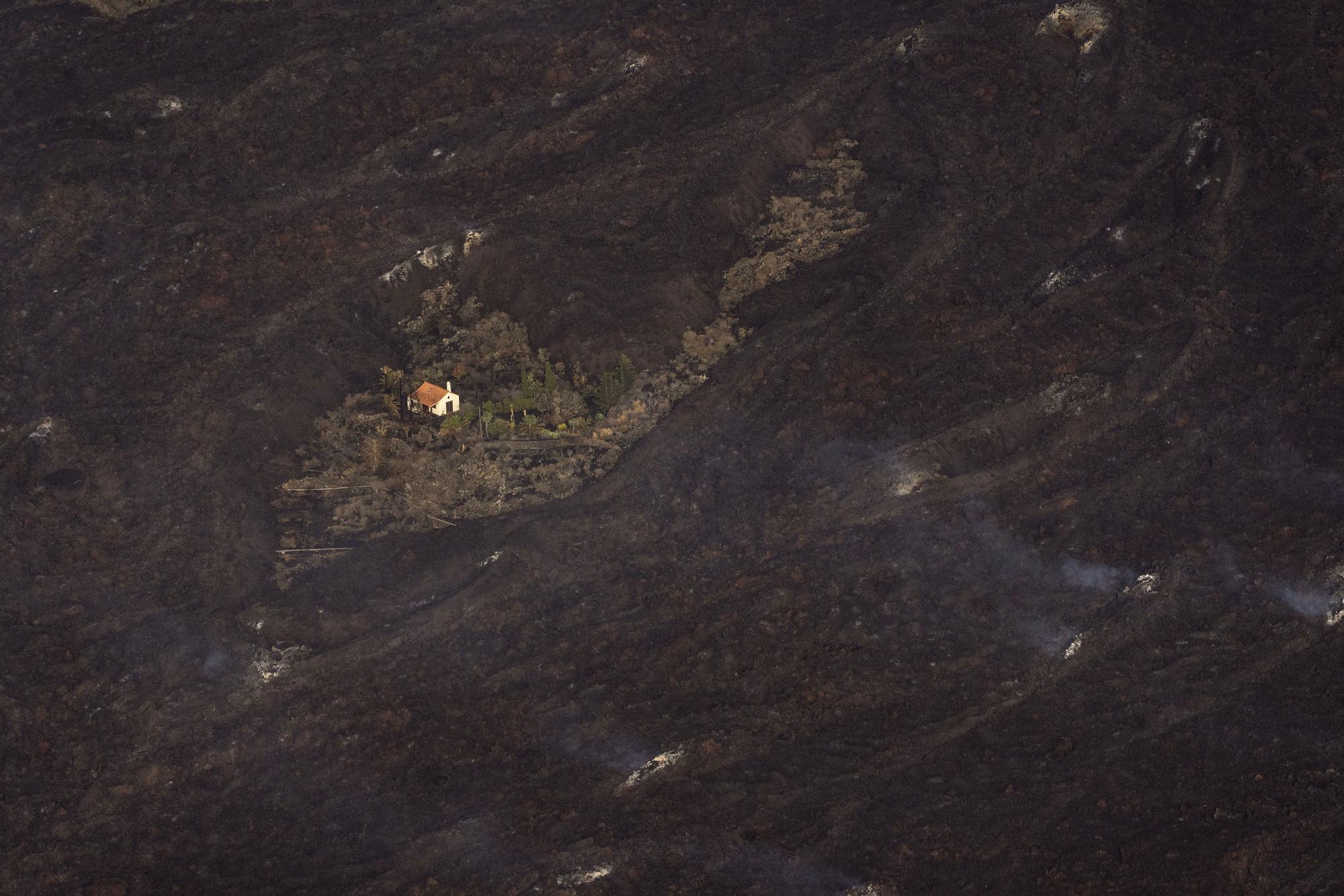 Erupción volcánica: Imágenes aéreas de la zona afectada