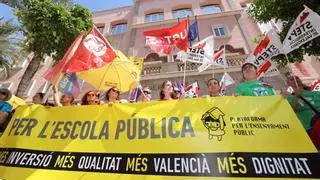 Guerra de cifras en el seguimiento de la huelga educativa en Castellón