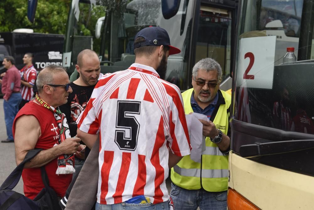 La Mareona en Valladolid para el play off del Sporting