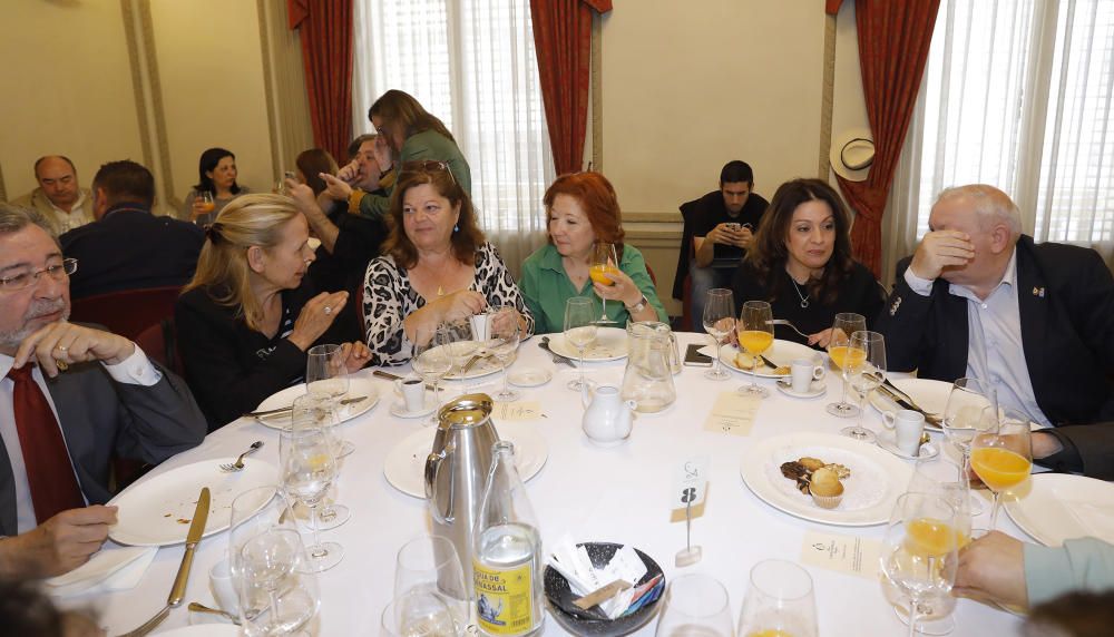 Desayuno con Amparo Marco en el Casino Antiguo de Castelló