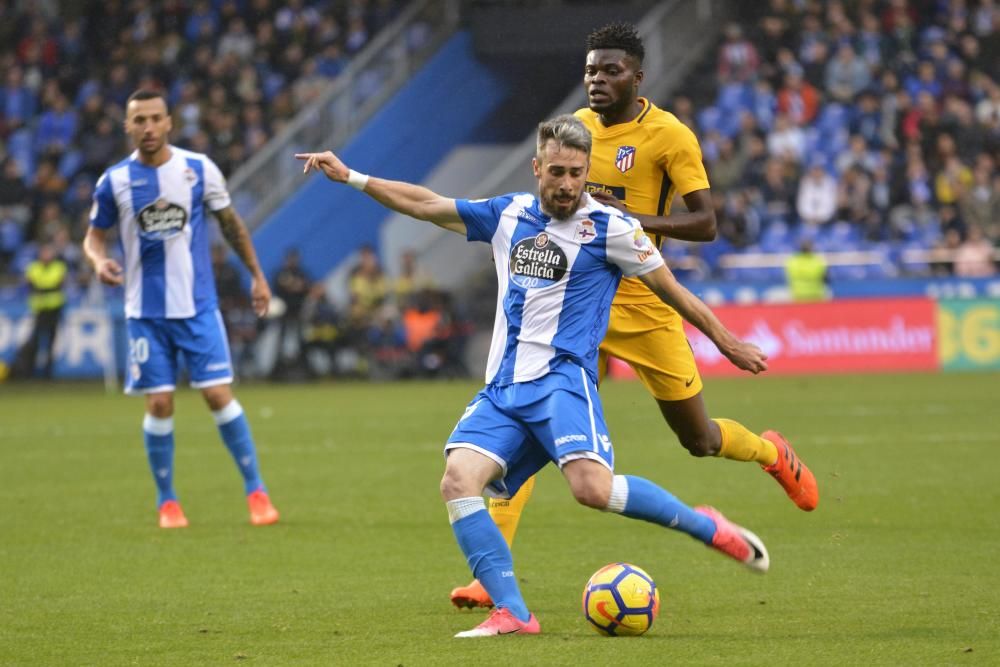 El Dépor cae en el descuento ante el Atlético