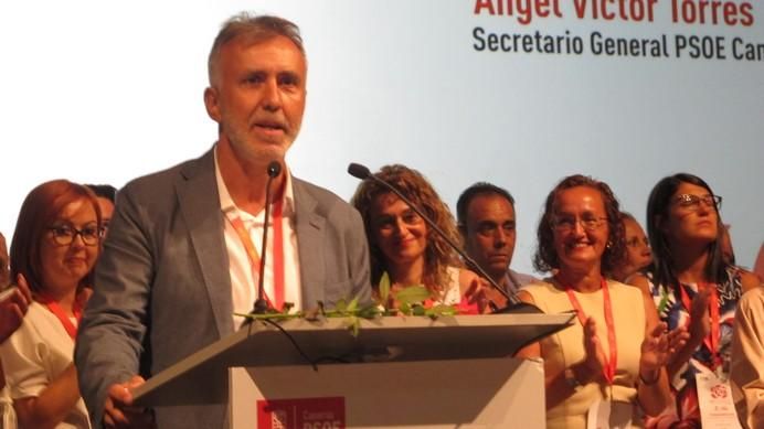 Clausura del Congreso Regional del PSOE de Canarias
