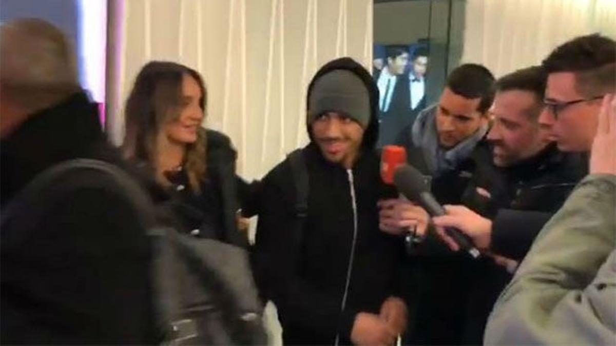 Rafinha, a su llegada a Milán