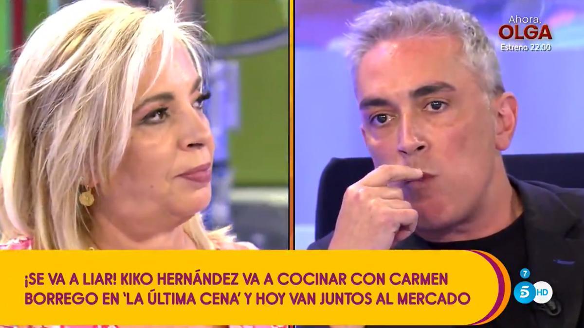 Carmen Borrego cocinará en ‘La última cena’ junto a su ‘enemigo’ Kiko Hernández.