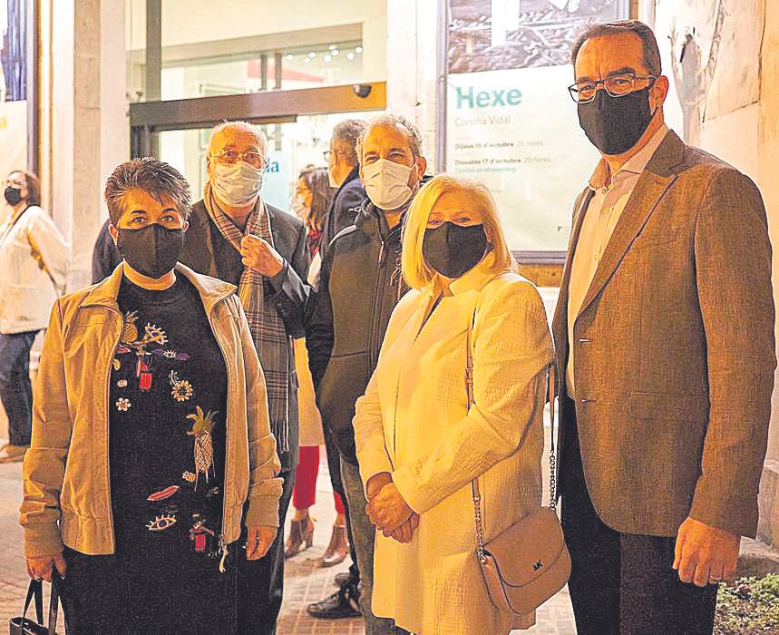 Pilar y Antonio Fullana, Pablo López, María Perelló y Jaume Llull.