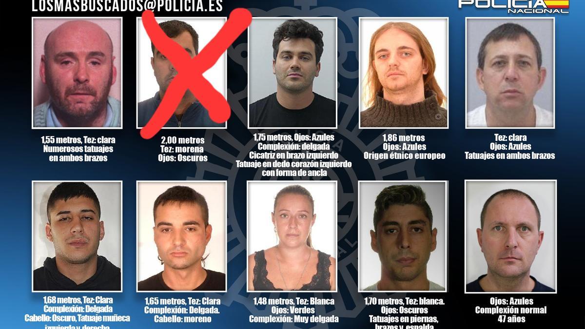 La Policía Nacional pide la colaboración ciudadana para localizar a los diez fugitivos más buscados
