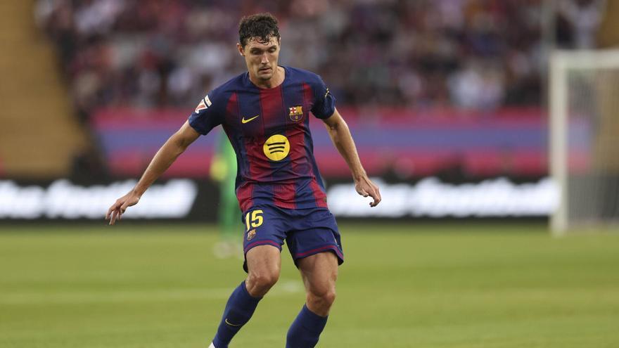 Christensen, en el partido entre el Barça y la Real Sociedad
