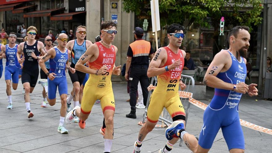 Serrat, en segundo lugar, detrás del francés que venció al final, en la carrera a pie