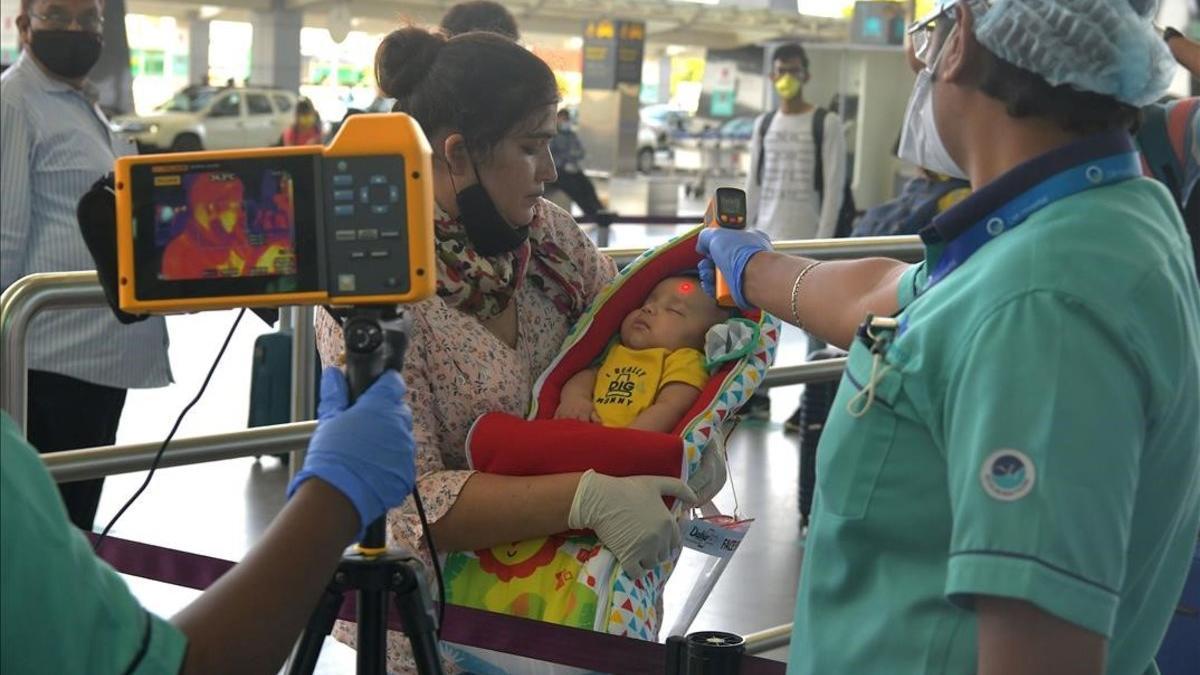 coronavirus aeropuerto Bangalore India