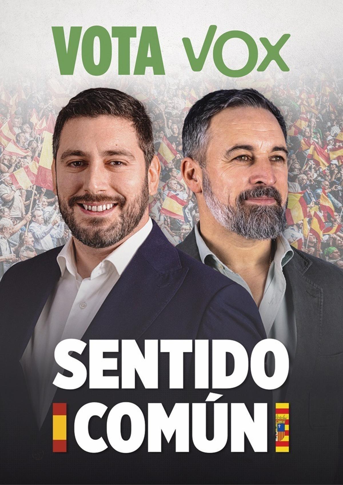 Cartel electoral de Vox.