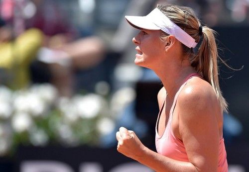 Imágenes de la final de Roma en la que Sharapova se ha impuesto a la canaria Carla Suárez