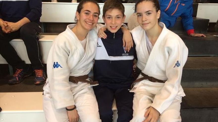La comarca tiene tres campeones de Aragón de judo