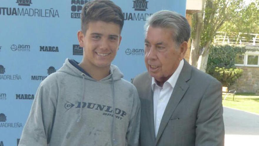 El tenista valenciano Carles Antón triunfa en la Caja Mágica