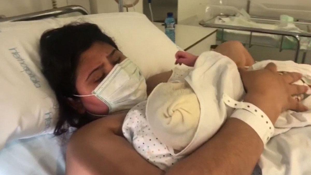 Daniela, el primer bebé nacido sano de madre con coronavirus en Catalunya