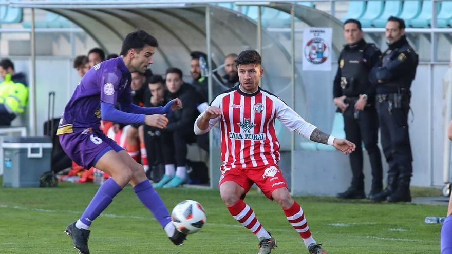 Nahuel Omiliani, jugador del Zamora CF,  se lesiona y se pierde lo que resta de temporada