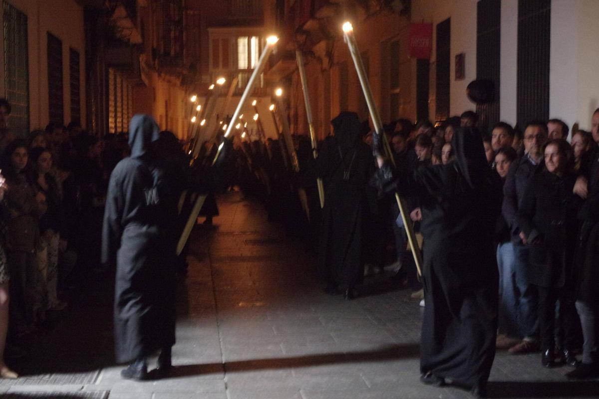 Salida procesional de Servitas este Viernes Santo de 2026.