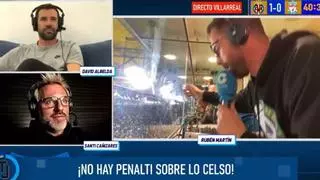 Vídeo: Así reaccionaron Albelda y Cañizares a los goles del Villarreal contra el Liverpool