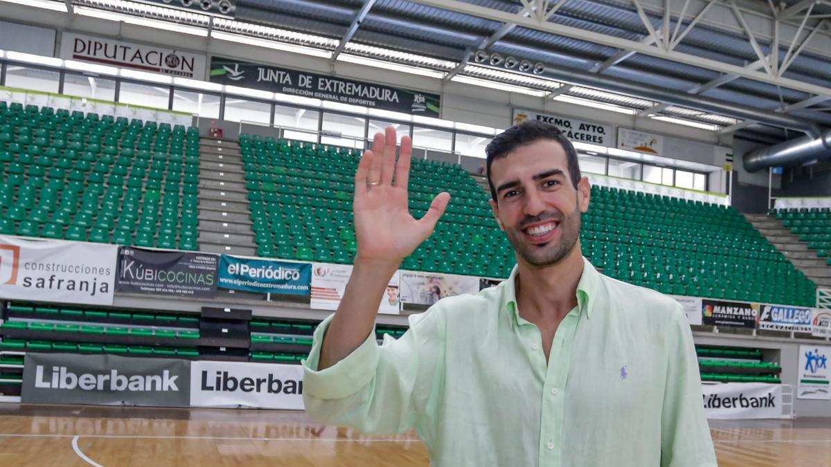 Luis Parejo, en una imagen de 2020 cuando se marchó del Cáceres.