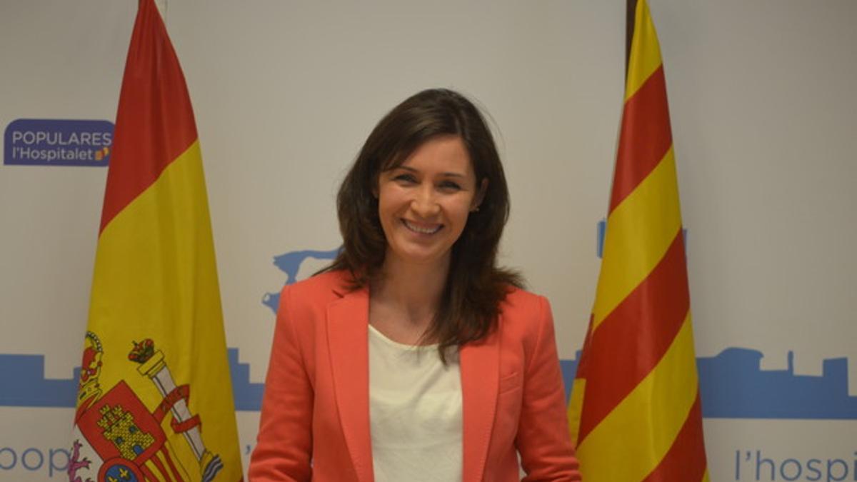 La candidata del Partido Popular a la alcaldía de L'Hospitalet, Sonia Esplugas.