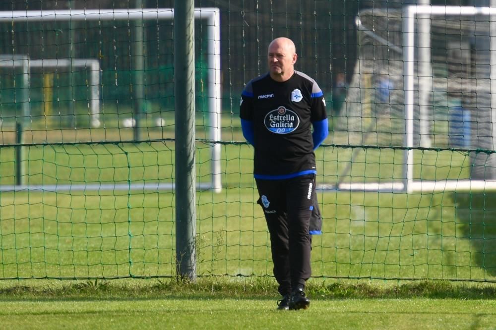 Entrenamiento y lista antes de medirse al Espanyol