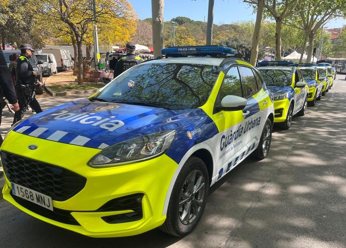 Vehículos de la Guàrdia Urbana de Badalona