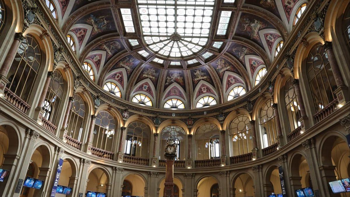 Imagen del palacio de la Bolsa de Madrid.