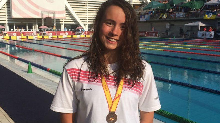 Rocio G.-Espresati, del CTE,  bronce en el Nacional junior