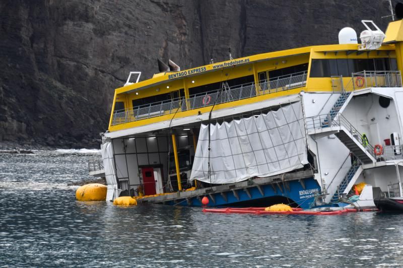 Nuevo intento de reflotar el ferry de Fred Olsen